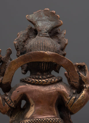Divine Copper Ganesha God Statue | Symbol of Blessings and Prosperity