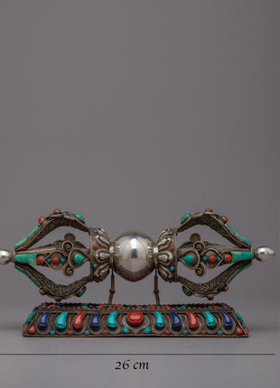Dorje Tibetan | Handmade Silver Amulet for Spiritual Protection