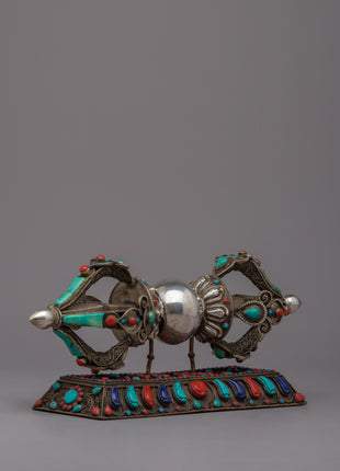 Dorje Tibetan | Handmade Silver Amulet for Spiritual Protection