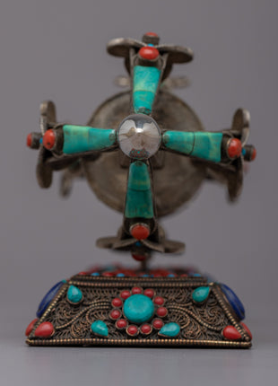 Dorje Tibetan | Handmade Silver Amulet for Spiritual Protection