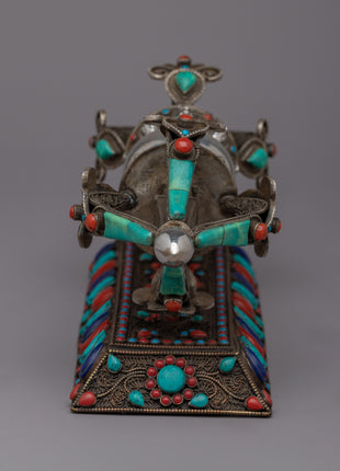 Dorje Tibetan | Handmade Silver Amulet for Spiritual Protection