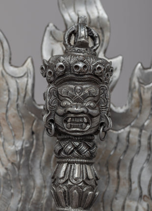 Iron Phurba Ritual Dagger | Symbol of Wrathful Deities and Protection