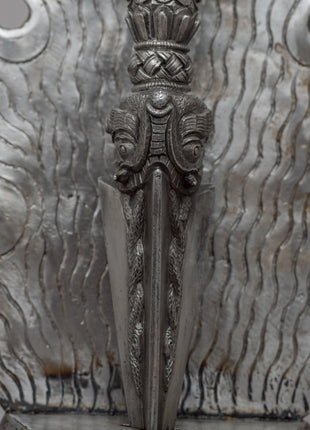 Iron Phurba Ritual Dagger | Symbol of Wrathful Deities and Protection