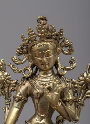 Standing Chenresig Statue | Embodying the Compassionate Presence of Avalokiteshvara