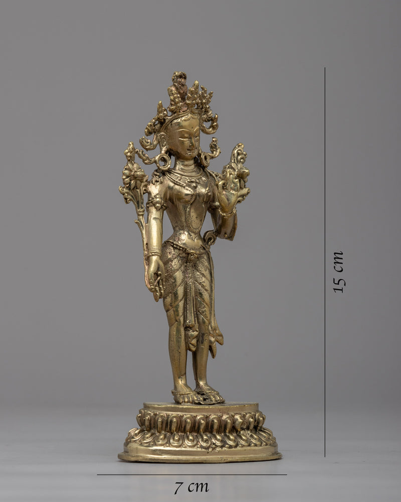 Standing Chenresig Statue | Embodying the Compassionate Presence of Avalokiteshvara