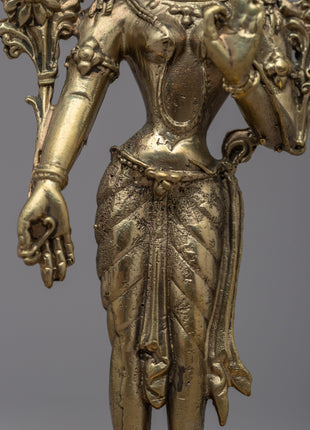 Standing Chenresig Statue | Embodying the Compassionate Presence of Avalokiteshvara