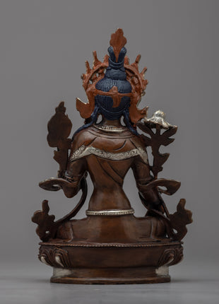 Himalayan Green Tara Statue | Tibetan Compassion Tara Deity