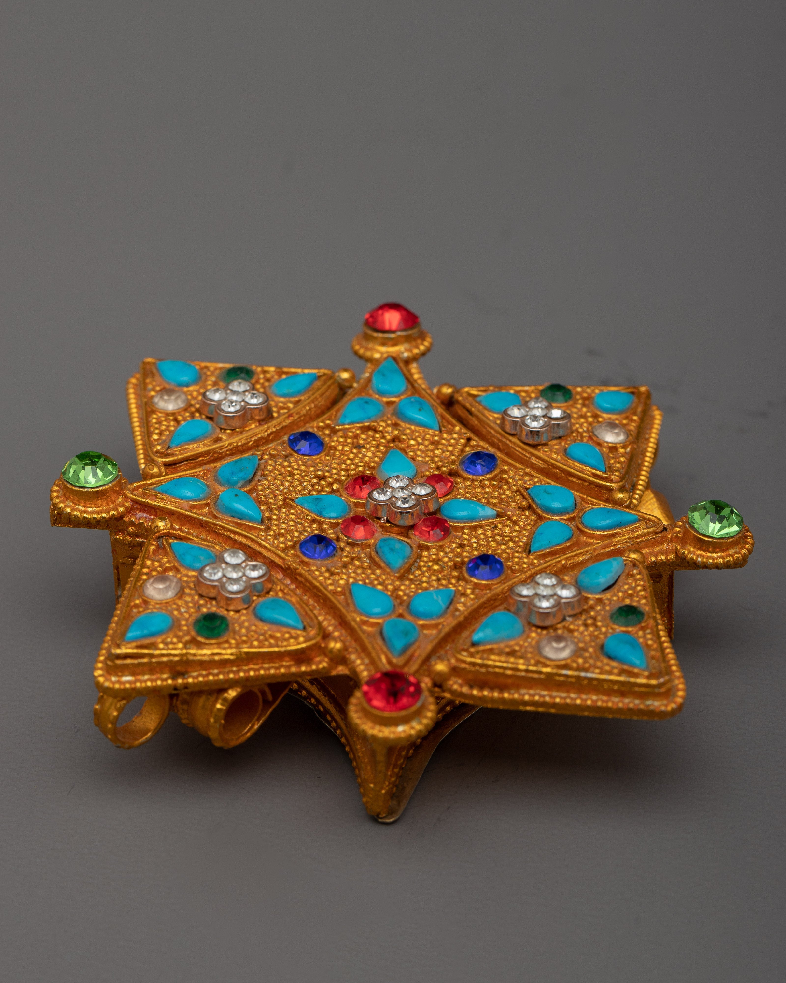 Ritual Amulet Prayer Box Ghau | Sacred Symbol of Protection and Spiritual Guidance