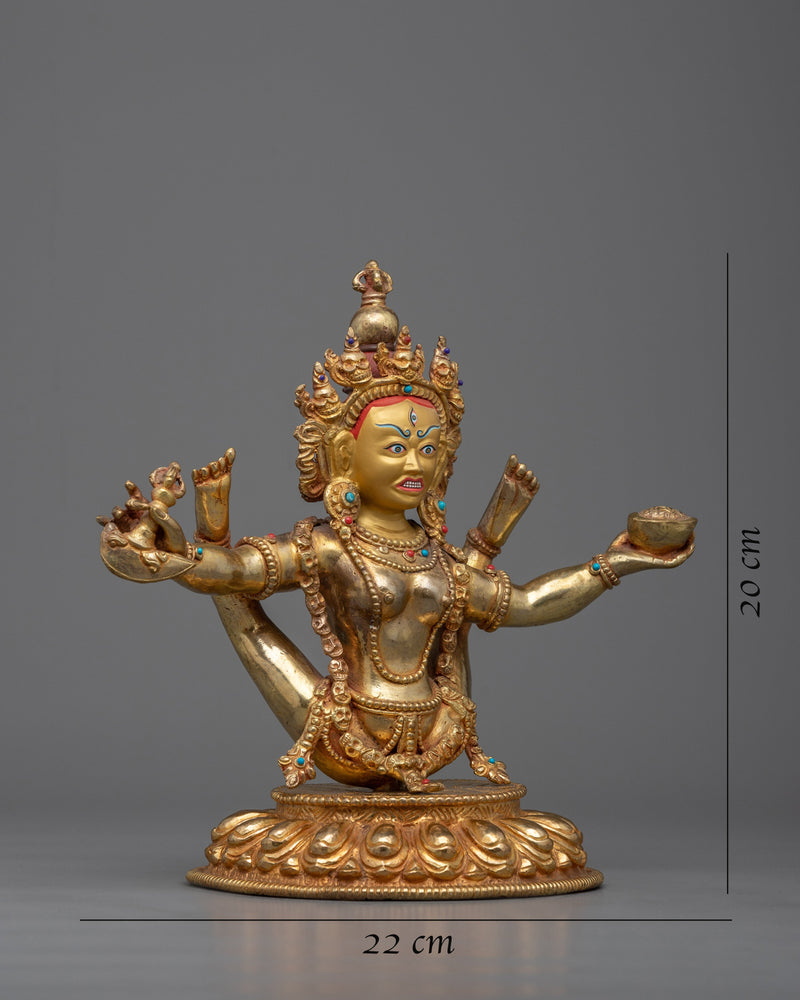 Sukhasiddhi Statue | Yogini and Master of Meditation