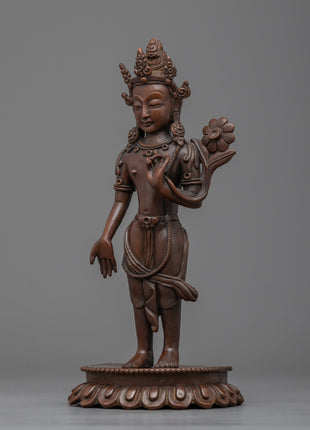 Standing Chenrezig Statue | Traditional Avalokiteshvara Art