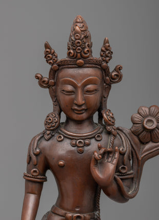 Standing Chenrezig Statue | Traditional Avalokiteshvara Art