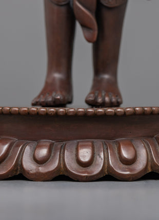 Standing Chenrezig Set Statue | sacred masterpiece for spiritual enlightenment