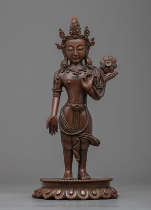 Standing Chenrezig Set Statue | sacred masterpiece for spiritual enlightenment