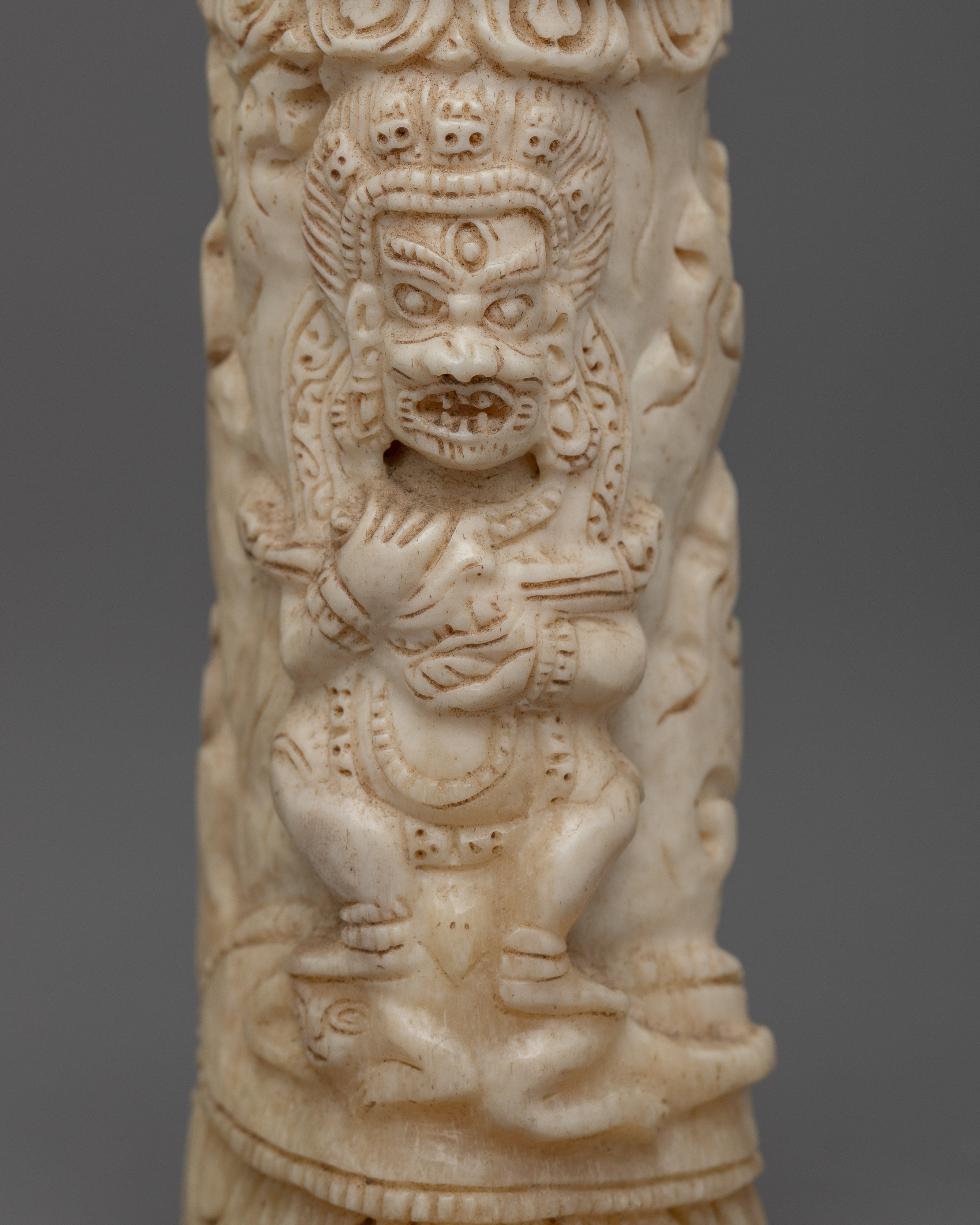 Ethically Sourced Bone Mahakala | Unleashing the Powerful Energy of Compassion
