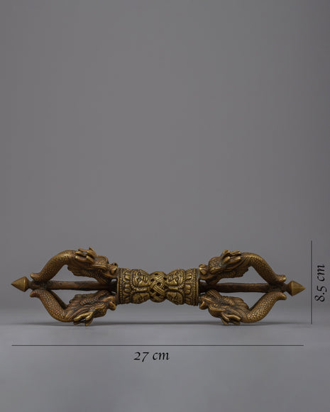 Tibetan Brass Vajra | Invoking Sacred Energies and Protection