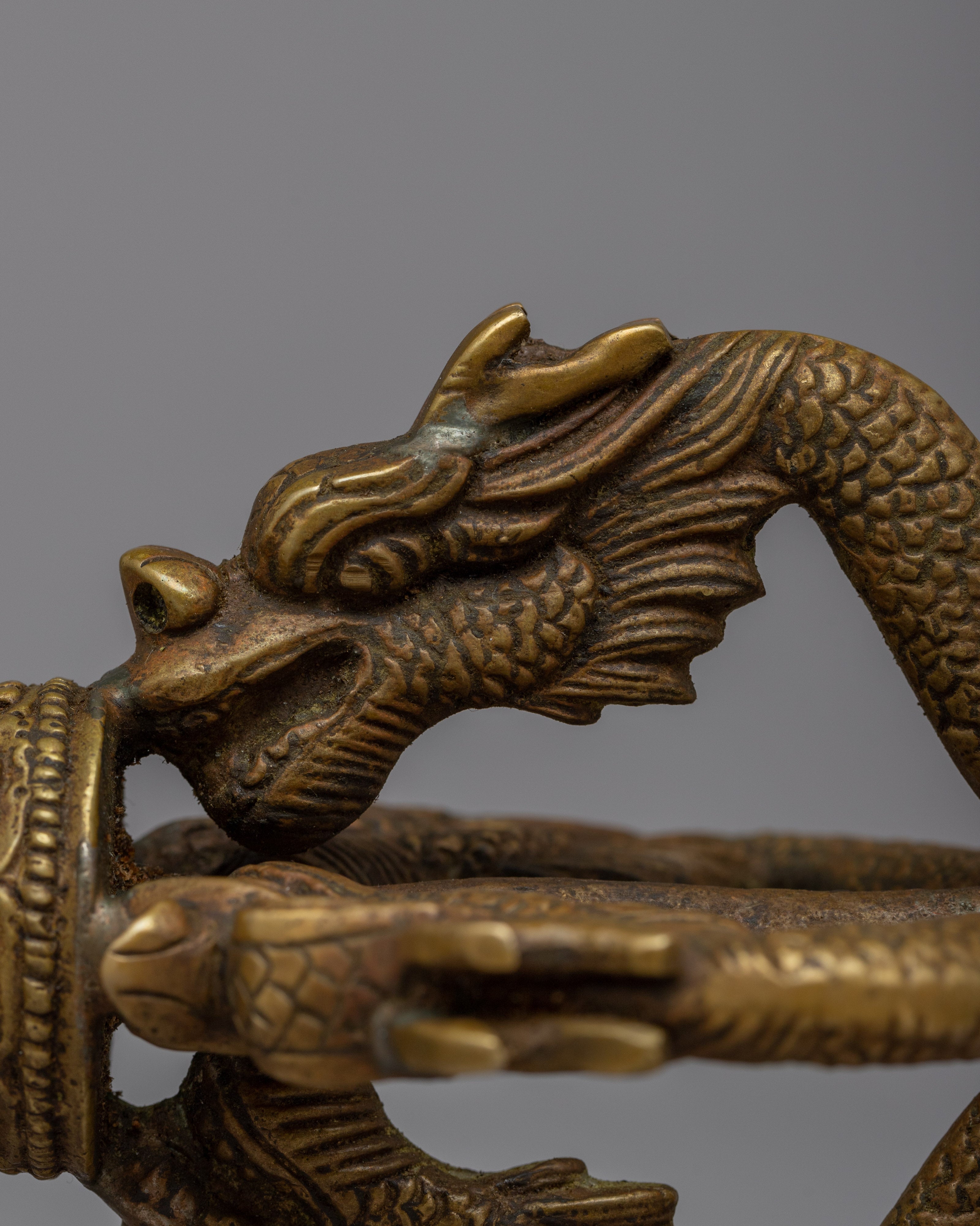 Tibetan Brass Vajra | Invoking Sacred Energies and Protection