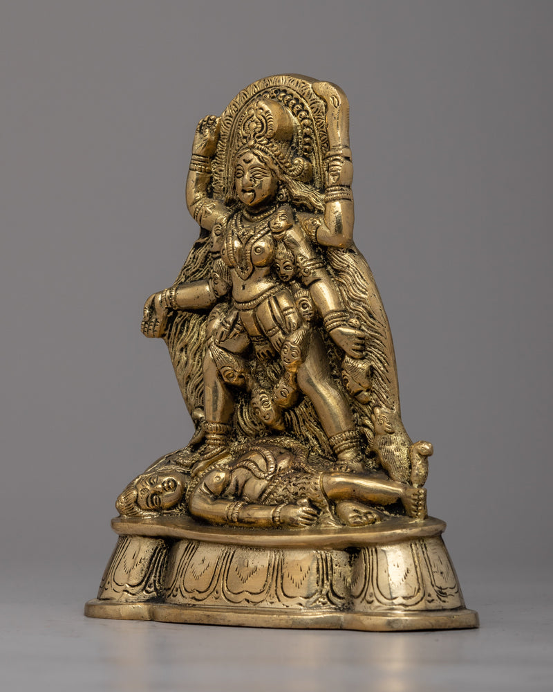 Brass Kalimata Statue | Celebrating the Power and Grace of statue