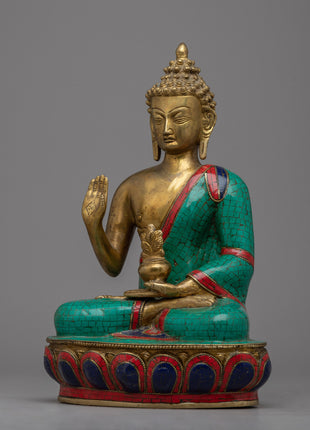 Indoor Buddha Statue | Handcrafted Himalayan Artwork