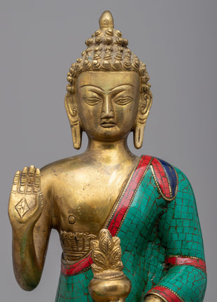 Indoor Buddha Statue | Handcrafted Himalayan Artwork