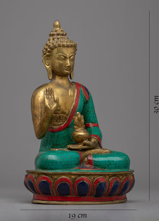 Indoor Buddha Statue | Handcrafted Himalayan Artwork