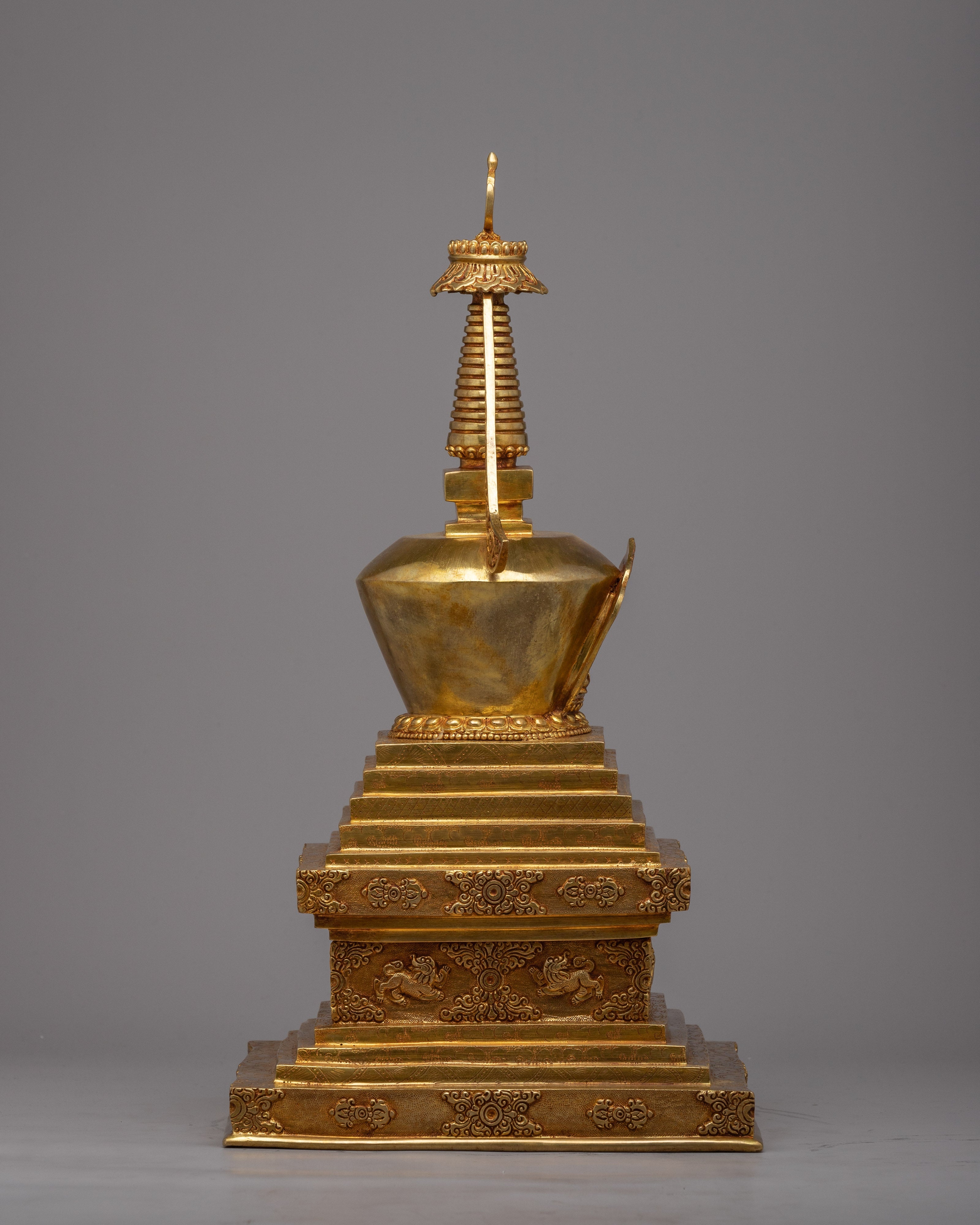 The Great Stupa | Exquisite Copper Body for a Stunning Centerpiece