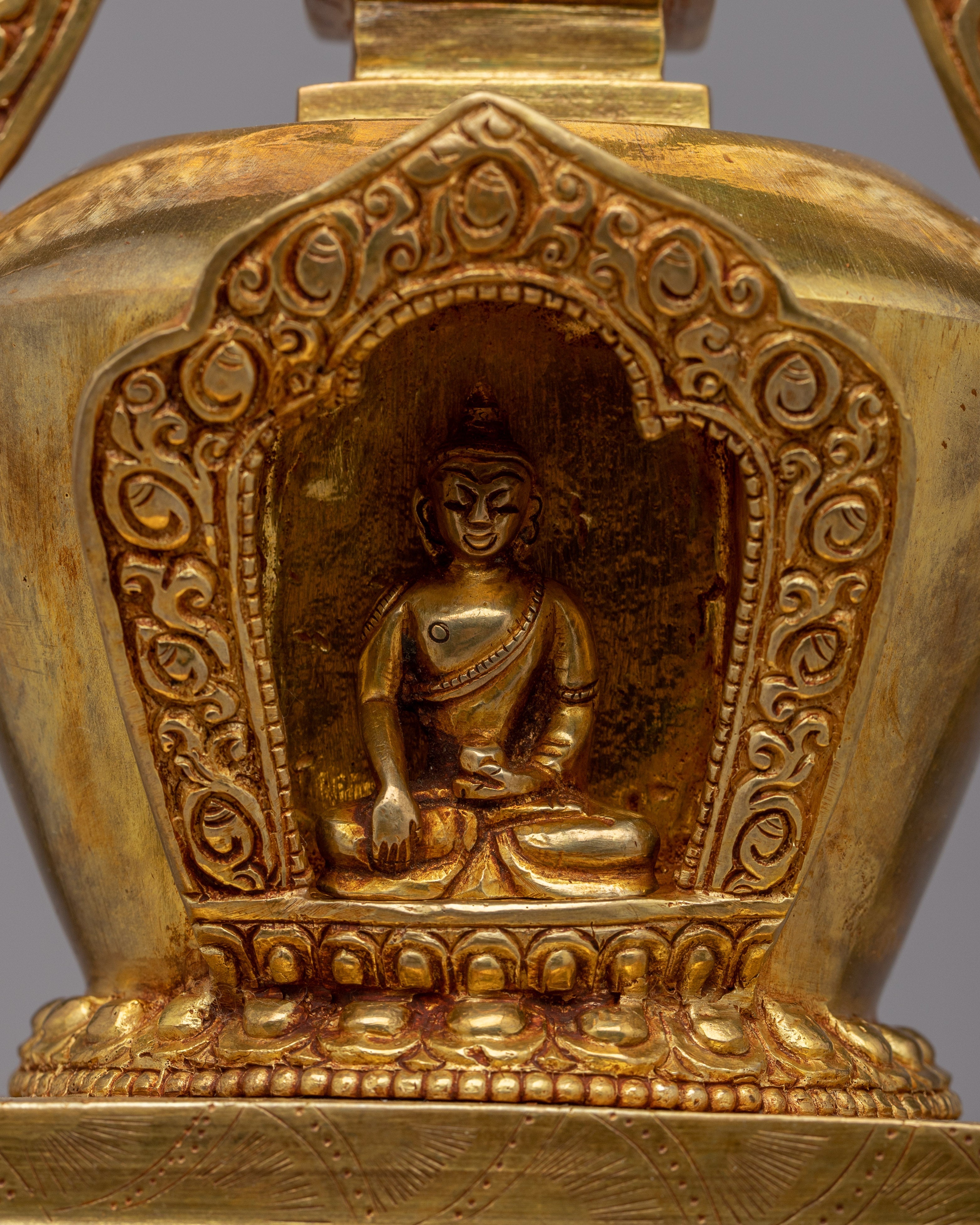 The Great Stupa | Exquisite Copper Body for a Stunning Centerpiece