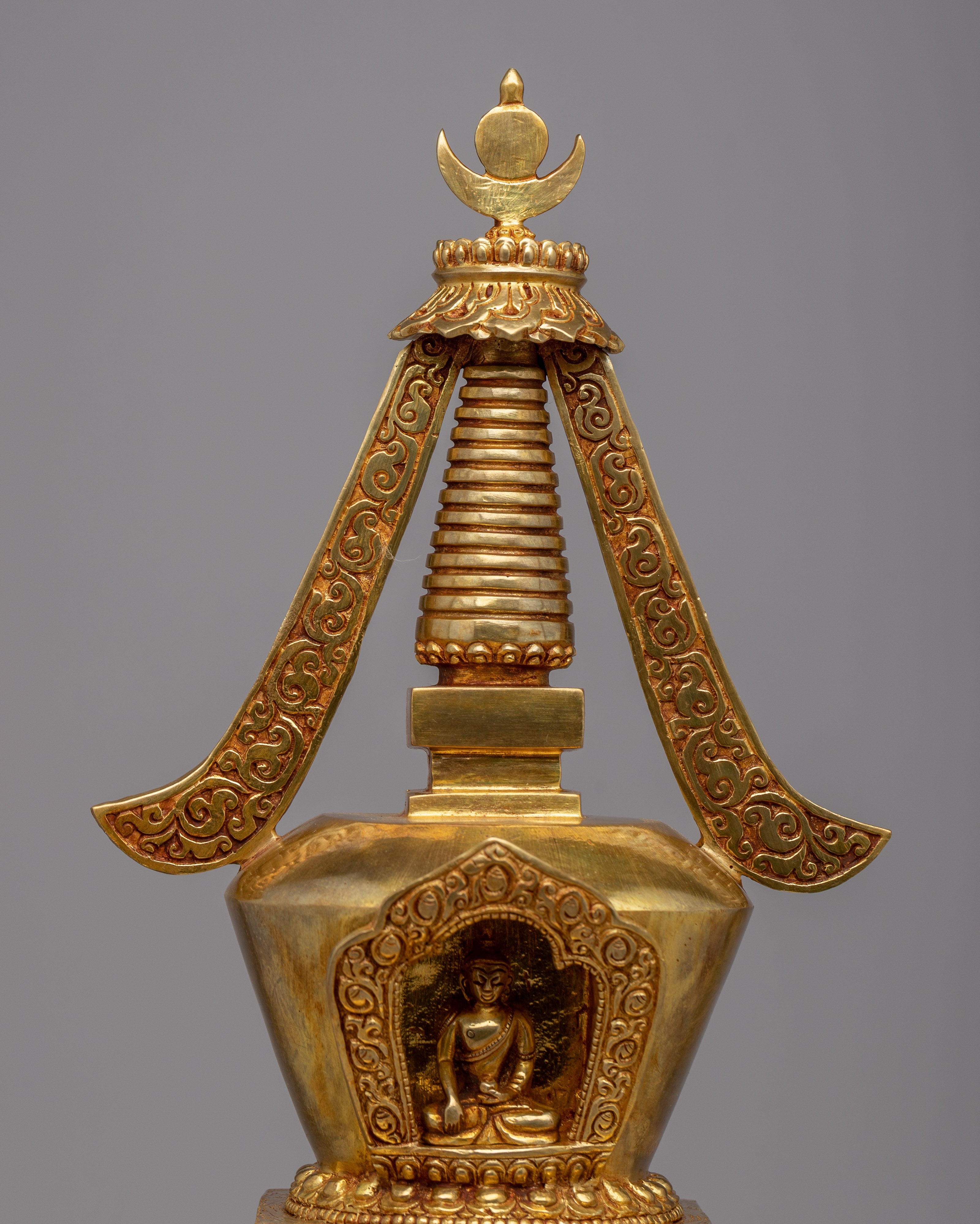 The Great Stupa | Exquisite Copper Body for a Stunning Centerpiece