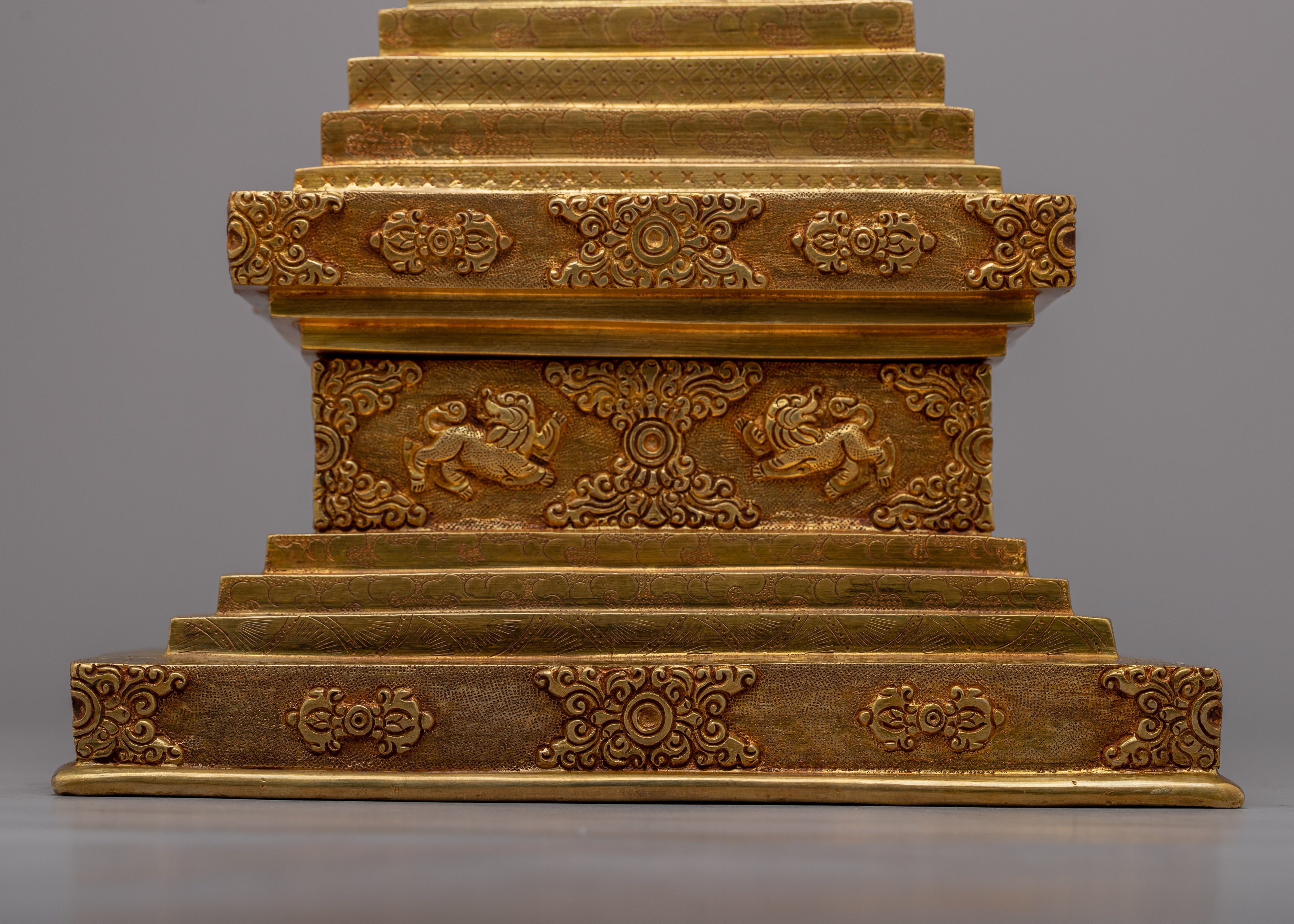 The Great Stupa | Exquisite Copper Body for a Stunning Centerpiece