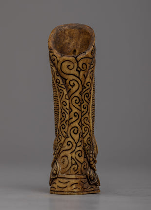 Enlighten your space with the Shakyamuni Buddha | Ethically Sourced Bone Sculpture