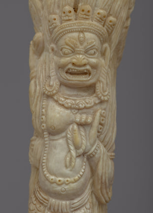 Authentic Ethically Sourced Bone Vajrapani | Handcrafted Spiritual Symbol