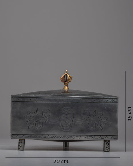 Handcrafted Metal Treasure Box | Treasure Chest of Beauty and Craftsmanship