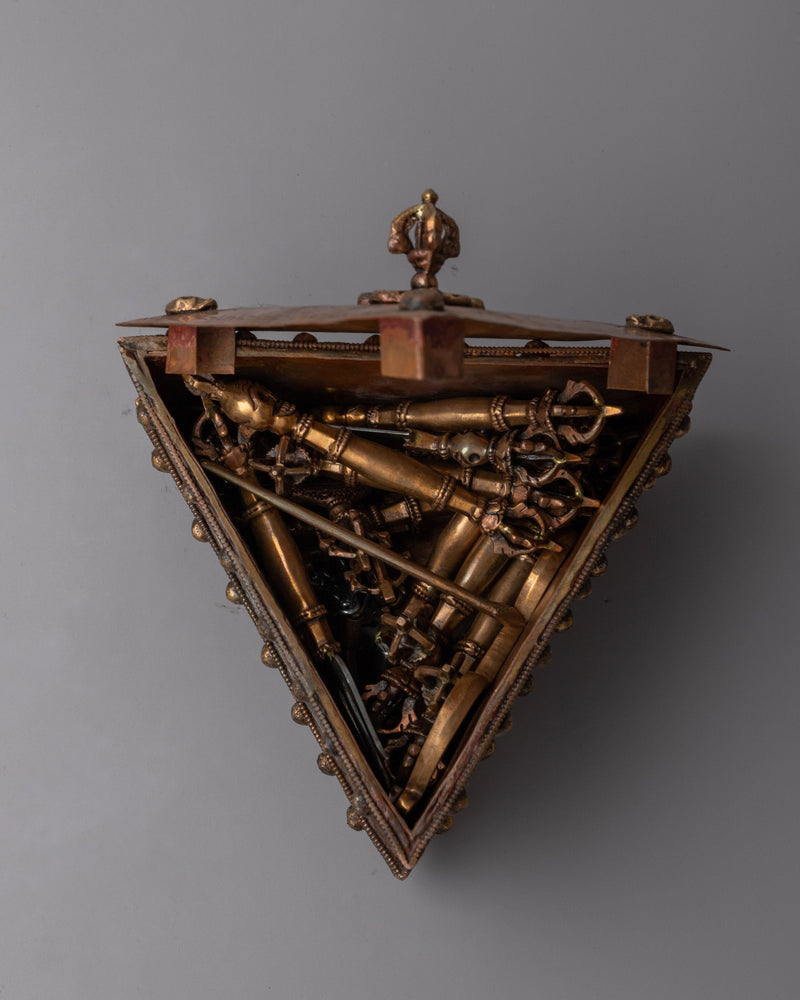 Treasure Box Case with the Ritual Items | Nepal Royal Treasure Box