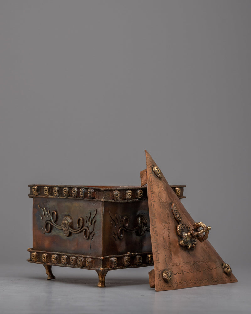 Treasure Box Case with the Ritual Items | Nepal Royal Treasure Box