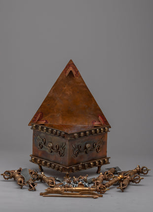 Treasure Box Case with the Ritual Items | Nepal Royal Treasure Box