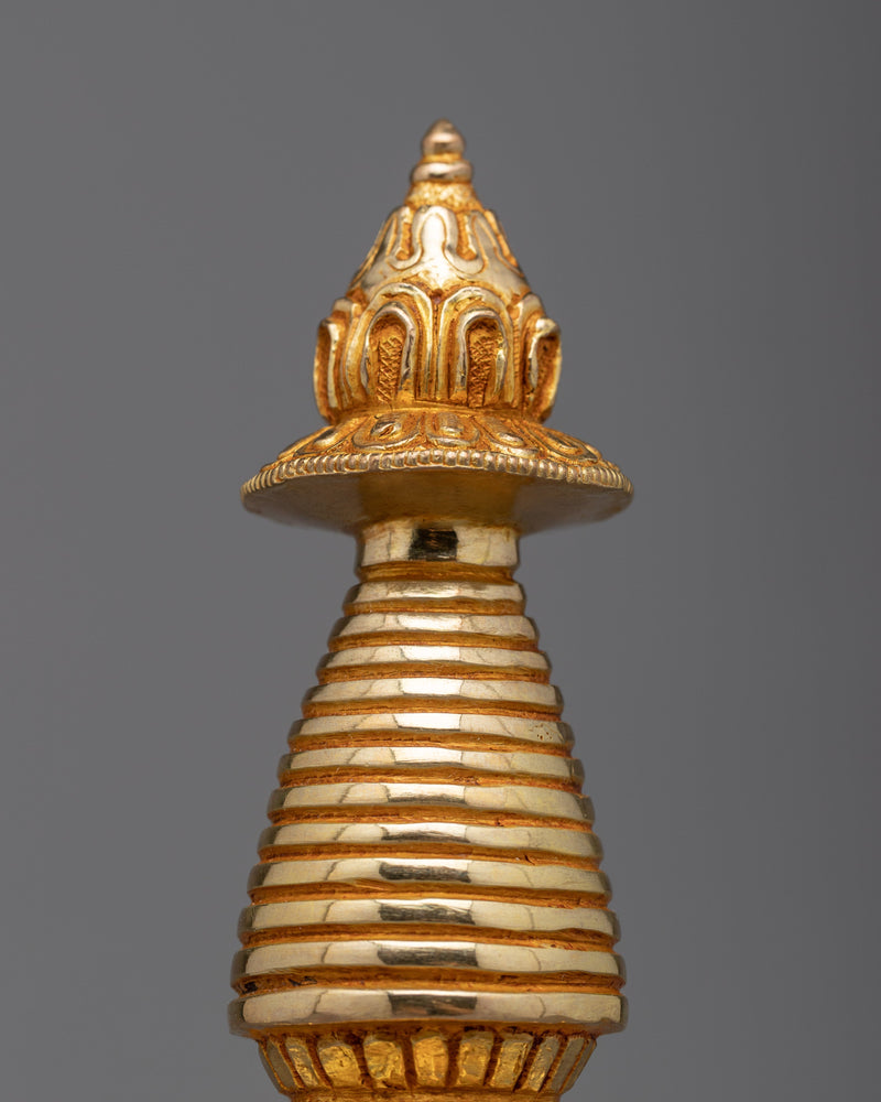 Tibetan Copper Stupa | Elevate Your Space with Stupa