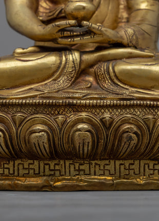 Dhyani Amitabha Buddha Statue | Traditional Himalayan Art Nepal