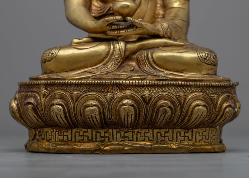 Dhyani Amitabha Buddha Statue | Traditional Himalayan Art Nepal