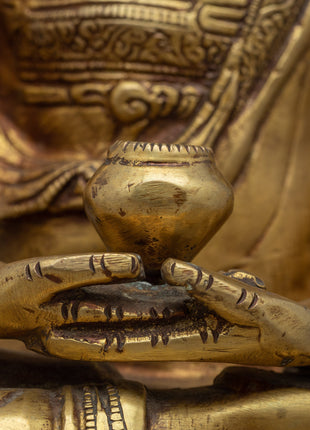 Dhyani Amitabha Buddha Statue | Traditional Himalayan Art Nepal