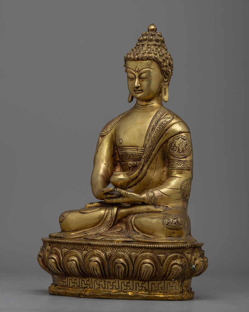 Dhyani Amitabha Buddha Statue | Traditional Himalayan Art Nepal