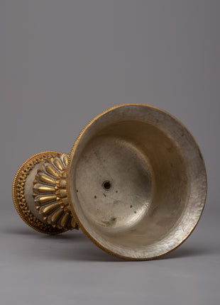 Traditional Copper Butter Lamp | Celebrating Spiritual Connection