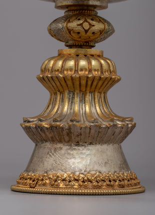 Tibetan Butter Lamp Offering | Honoring the Divine with Radiant Flames