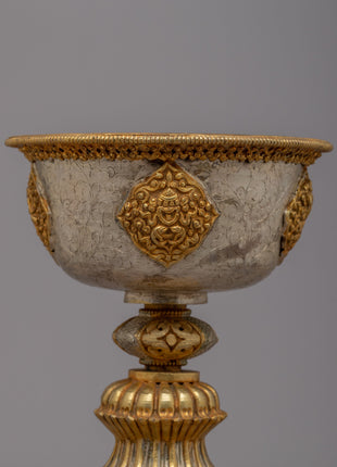 Tibetan Butter Lamp Offering | Honoring the Divine with Radiant Flames
