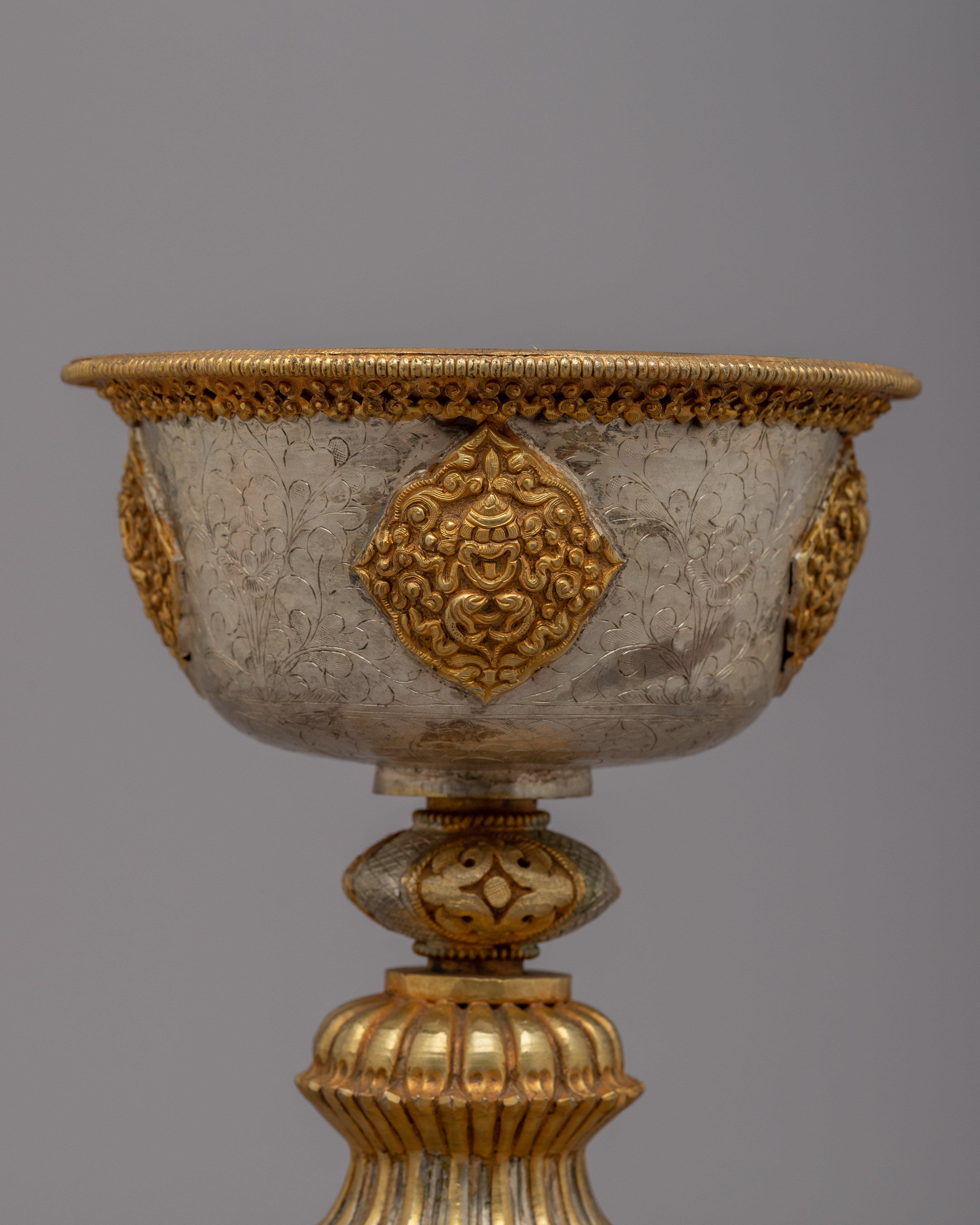 Tibetan Butter Lamp Offering | Honoring the Divine with Radiant Flames