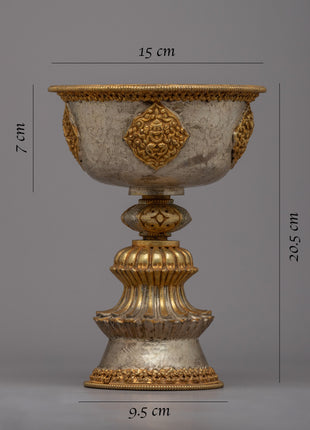 Tibetan Butter Lamp Offering | Honoring the Divine with Radiant Flames
