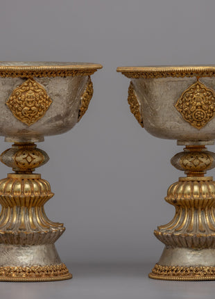 Butter Lamp Offering Prayer Set | Celebrating Spiritual Connection