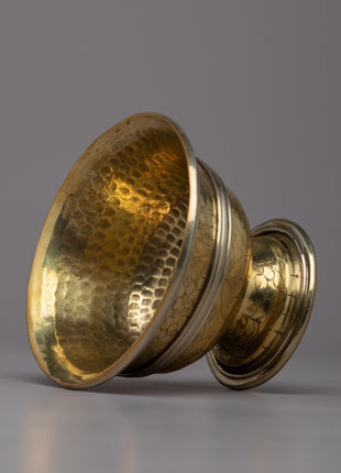 Sacred Copper Offering Bowl: Gilded in 24k Gold | A Reverent Gesture