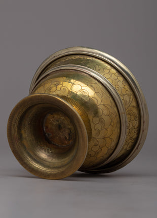 Sacred Copper Offering Bowl: Gilded in 24k Gold | A Reverent Gesture
