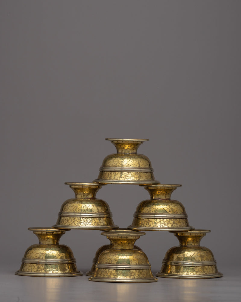 Sacred Copper Offering Bowl: Gilded in 24k Gold | A Reverent Gesture