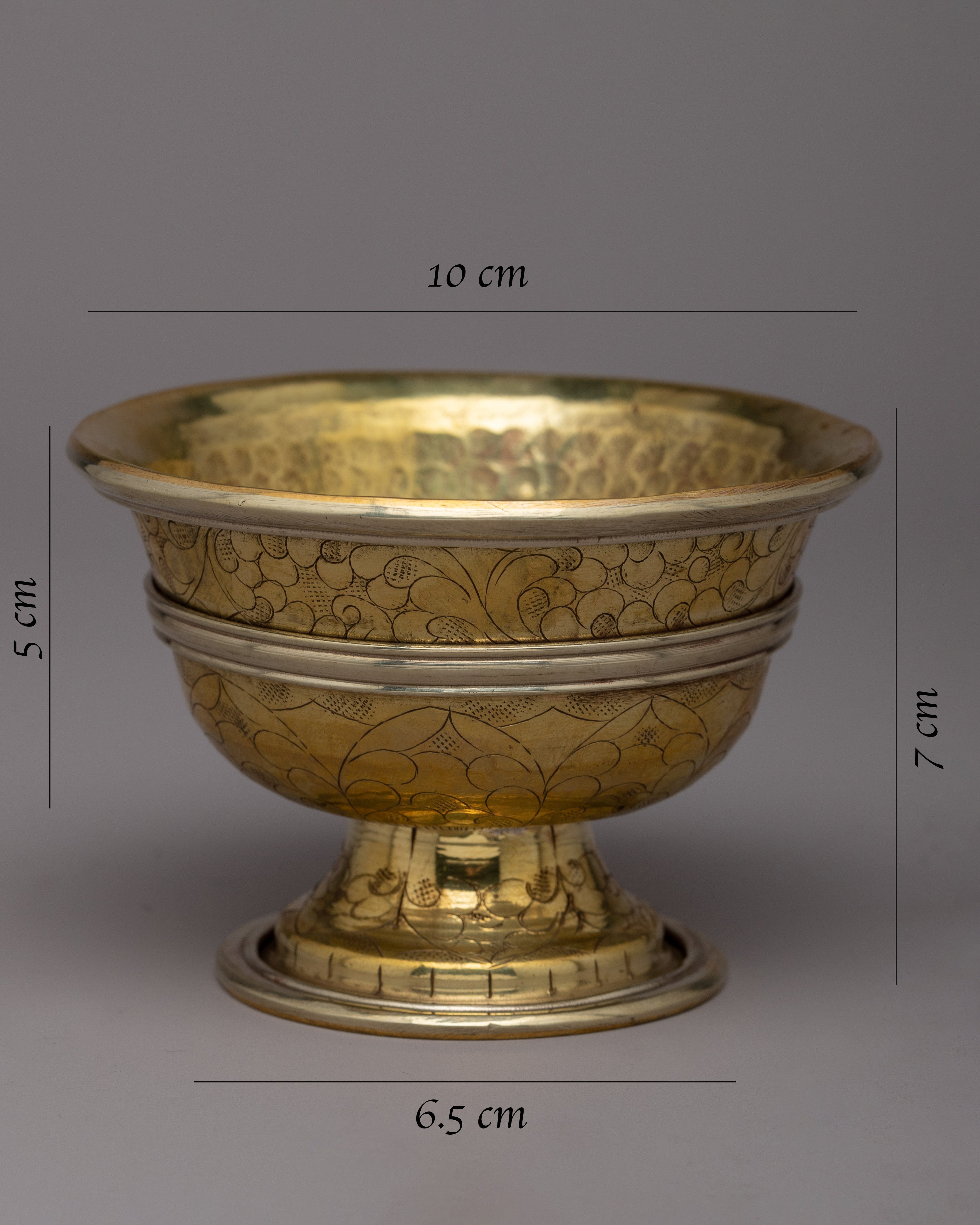 Sacred Copper Offering Bowl: Gilded in 24k Gold | A Reverent Gesture