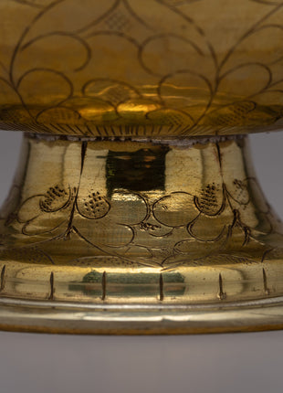 Sacred Copper Offering Bowl: Gilded in 24k Gold | A Reverent Gesture